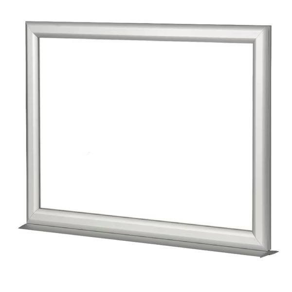 Corkboard, Fabric, Wht/Cinna, 3 Door, 72x48, UNITED VISUAL PRODUCTS, Mfr# UV307-WHITE-CINNABA